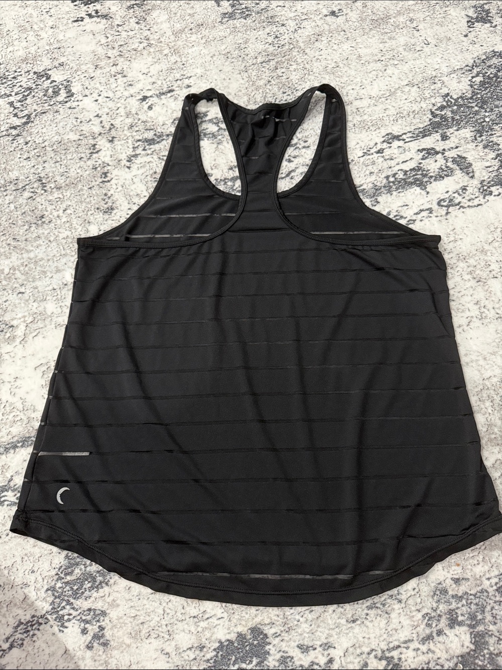 ZYIA Black Striped Racerback Tank - Picture 2 of 4